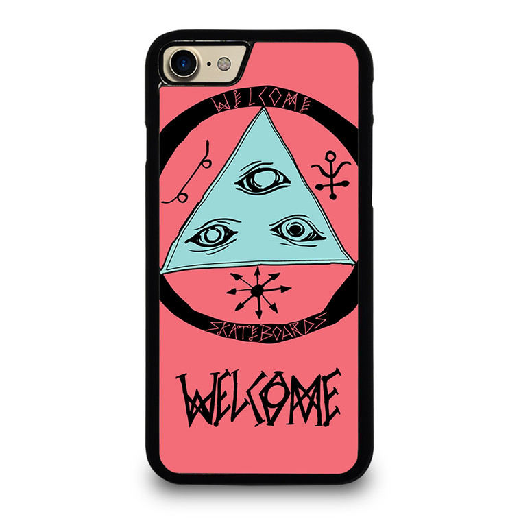 WELCOME SKATEBOARDS LOGO PINK iPhone 7 Case