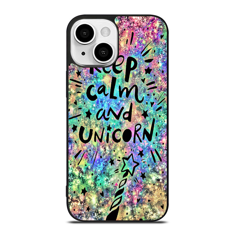 KEEP CALM AND UNICORN iPhone 13 Mini Case