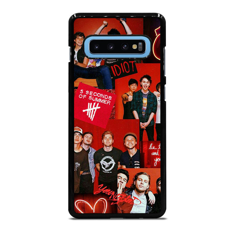 5 SECONDS OF SUMMER RED COLLAGE Samsung Galaxy S10 Plus Case