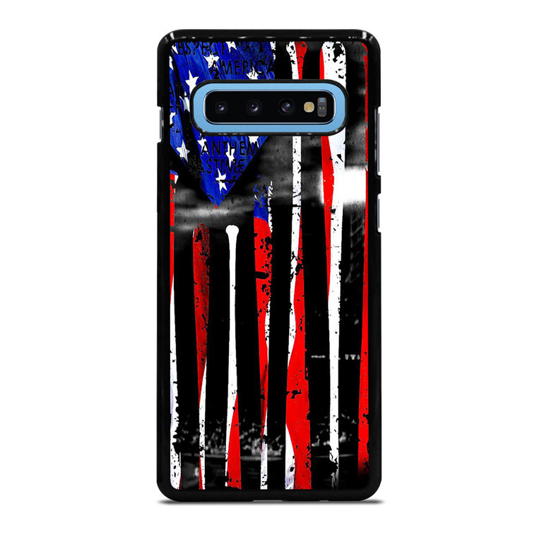 AMERICAN FLAG BASEBALL FIELD Samsung Galaxy S10 Plus Case