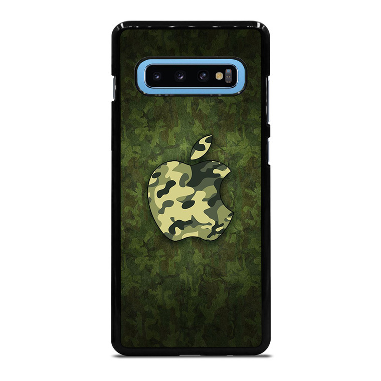 APPLE LOGO CAMO GREEN Samsung Galaxy S10 Plus Case