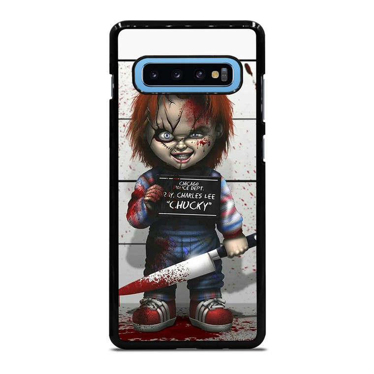CHUCKY DOLL WITH KNIFE Samsung Galaxy S10 Plus Case