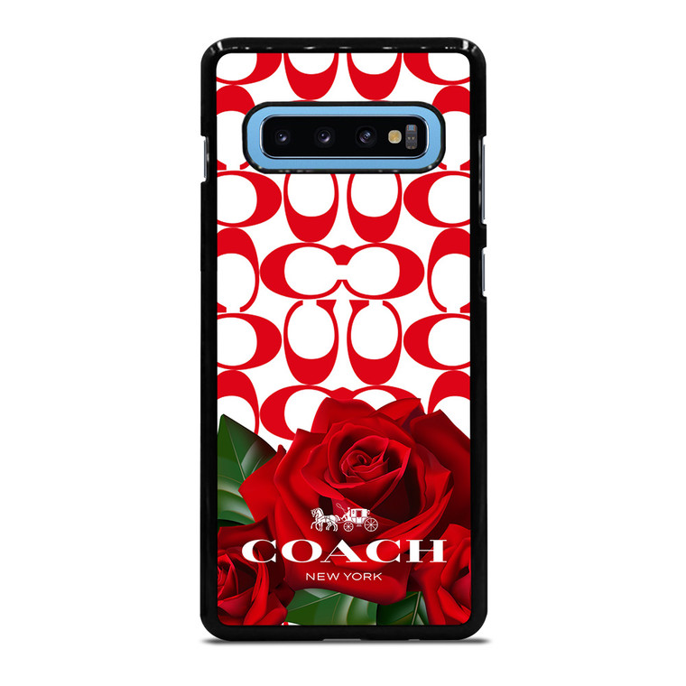 COACH NEW YORK FLOWER 4 Samsung Galaxy S10 Plus Case