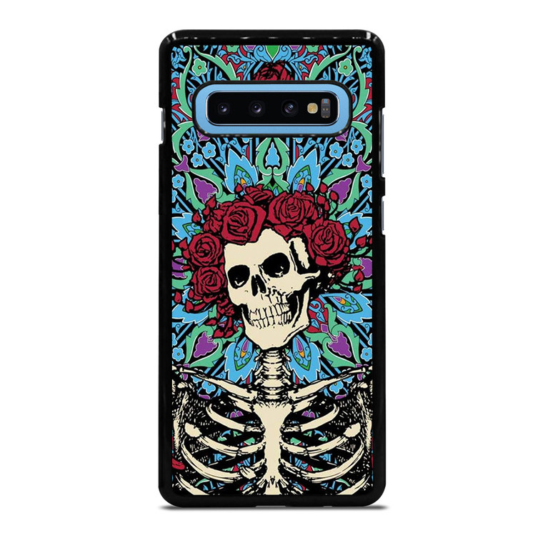 GRATEFUL DEAD SKELETON AND ROSES Samsung Galaxy S10 Plus Case