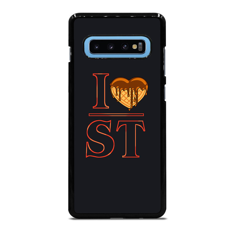 I LOVE STRANGER THINGS FAN ART Samsung Galaxy S10 Plus Case