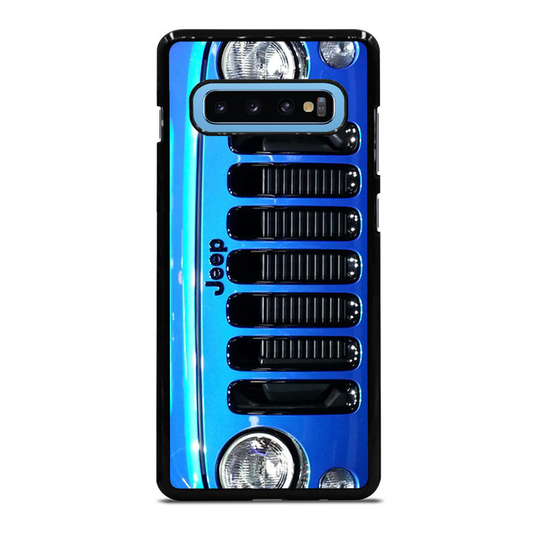 JEEP WRANGLER POLAR FRONT BLUE Samsung Galaxy S10 Plus Case