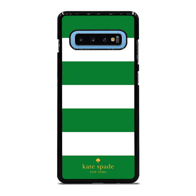 KATE SPADE GREEN STRIPE Samsung Galaxy S10 Plus Case
