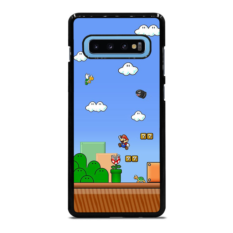 MARIO BROSS GAME NINTENDO Samsung Galaxy S10 Plus Case