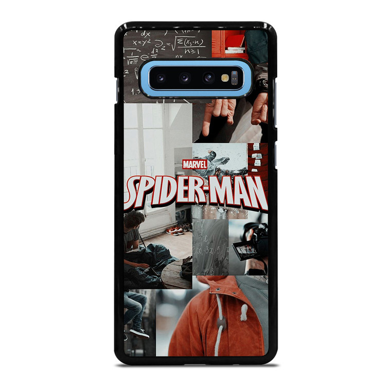 MARVEL SPIDERMAN LOGO COLAGE Samsung Galaxy S10 Plus Case