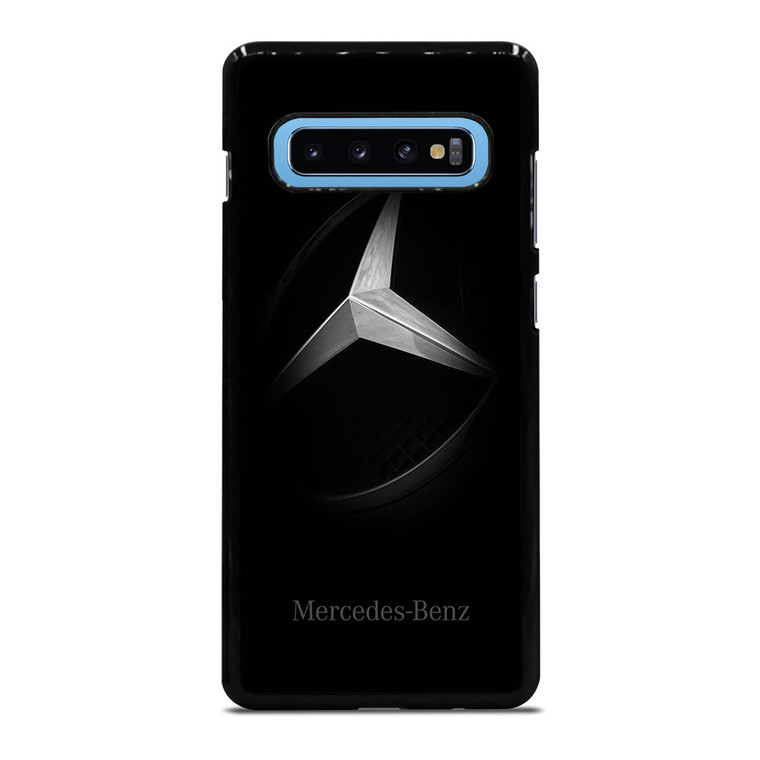MERCEDES BENZ SIMPLE ELEGANT LOGO BLACK Samsung Galaxy S10 Plus Case