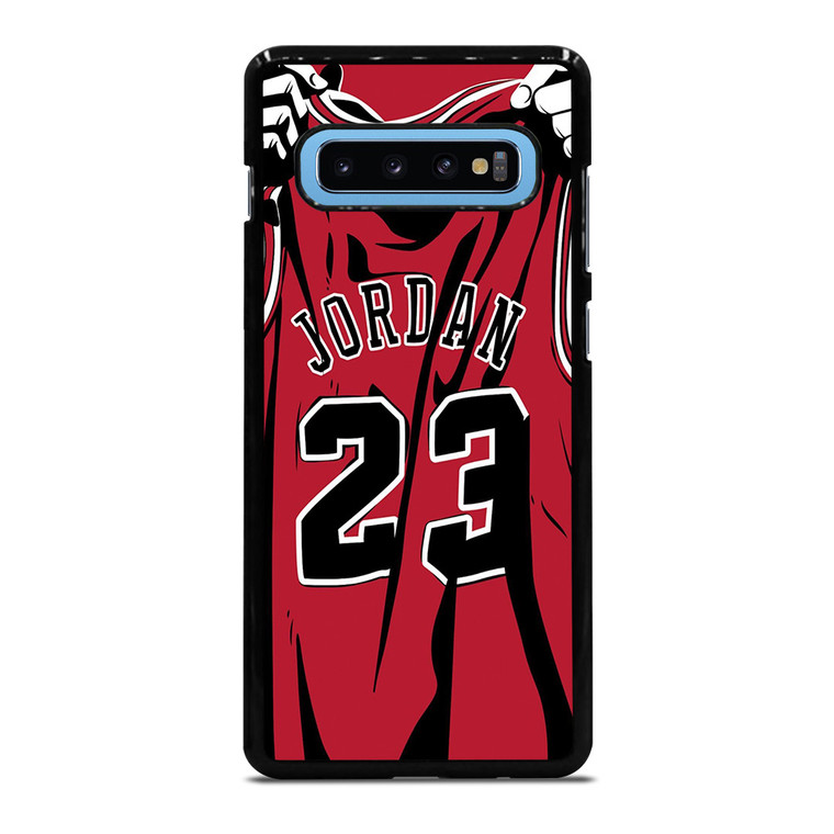 MICHAEL JORDAN 23 JERSEY ART Samsung Galaxy S10 Plus Case