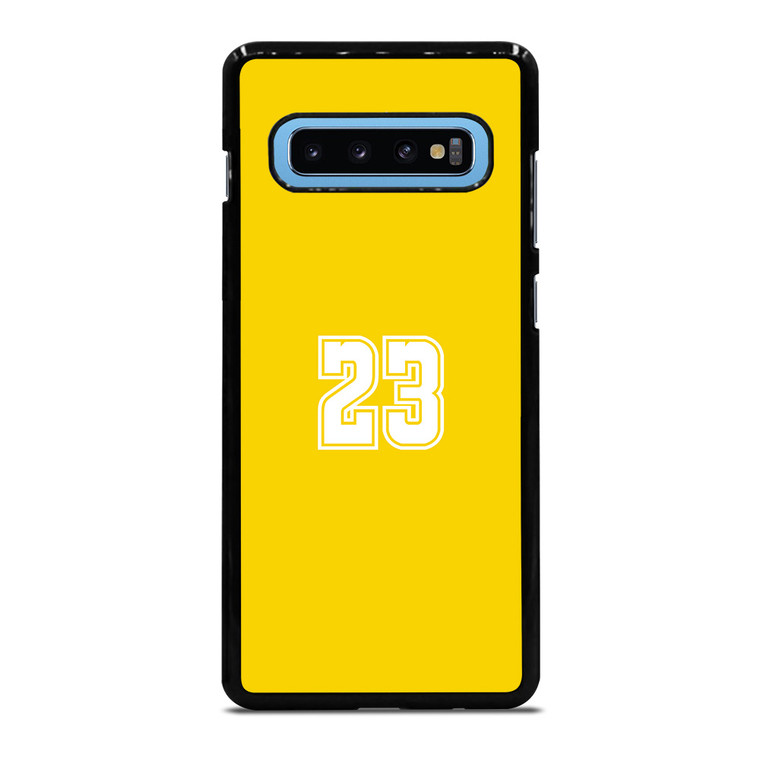 NIKE 23 YELLOW AIR JORDAN Samsung Galaxy S10 Plus Case