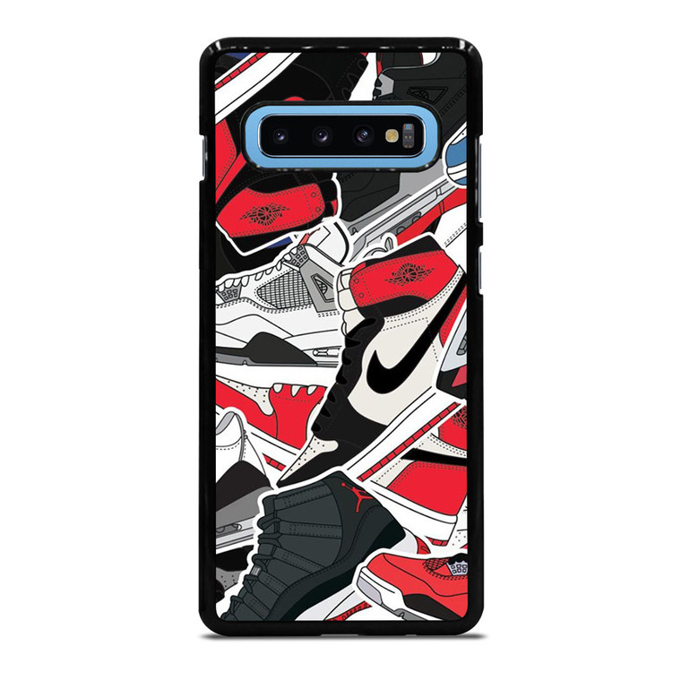 NIKE AIR JORDAN SHOES ART Samsung Galaxy S10 Plus Case