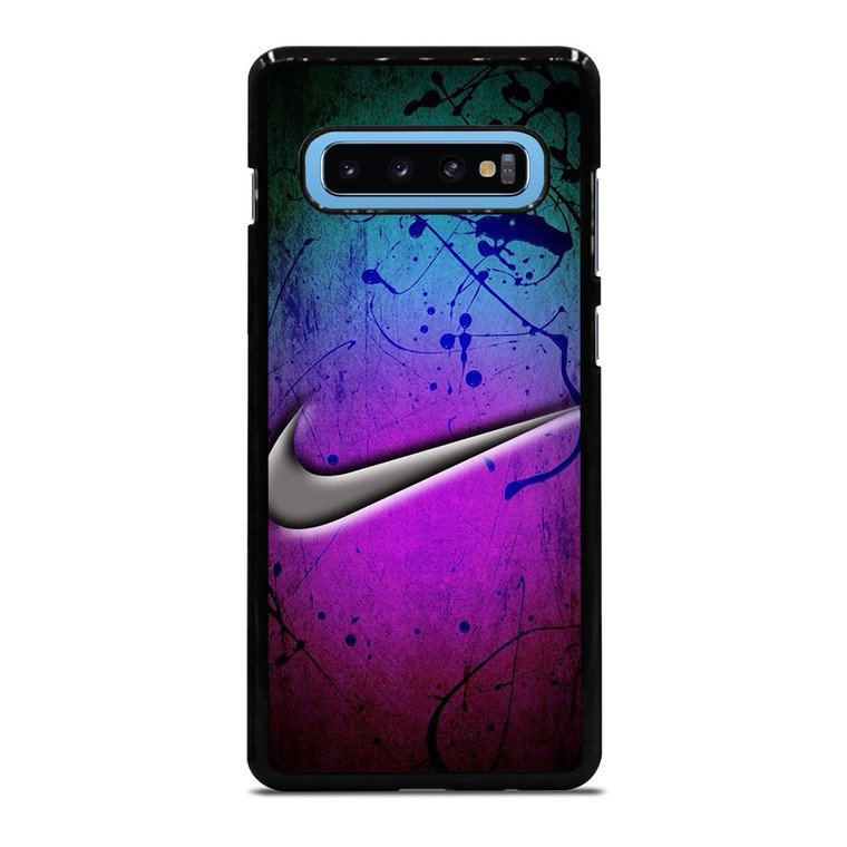 NIKE LOGO GREEN VIOLET Samsung Galaxy S10 Plus Case