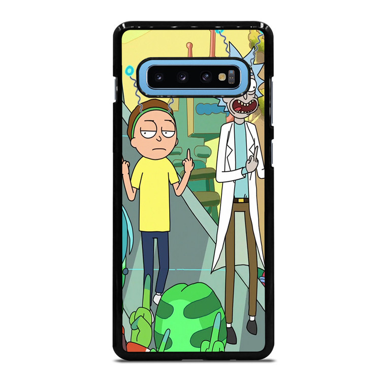 RICK AND MORTY CARTOON Samsung Galaxy S10 Plus Case