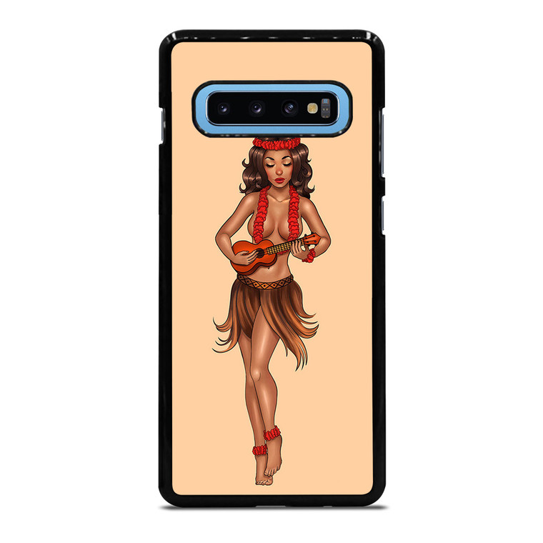 SAILOR JERRY S HULA GIRL Samsung Galaxy S10 Plus Case