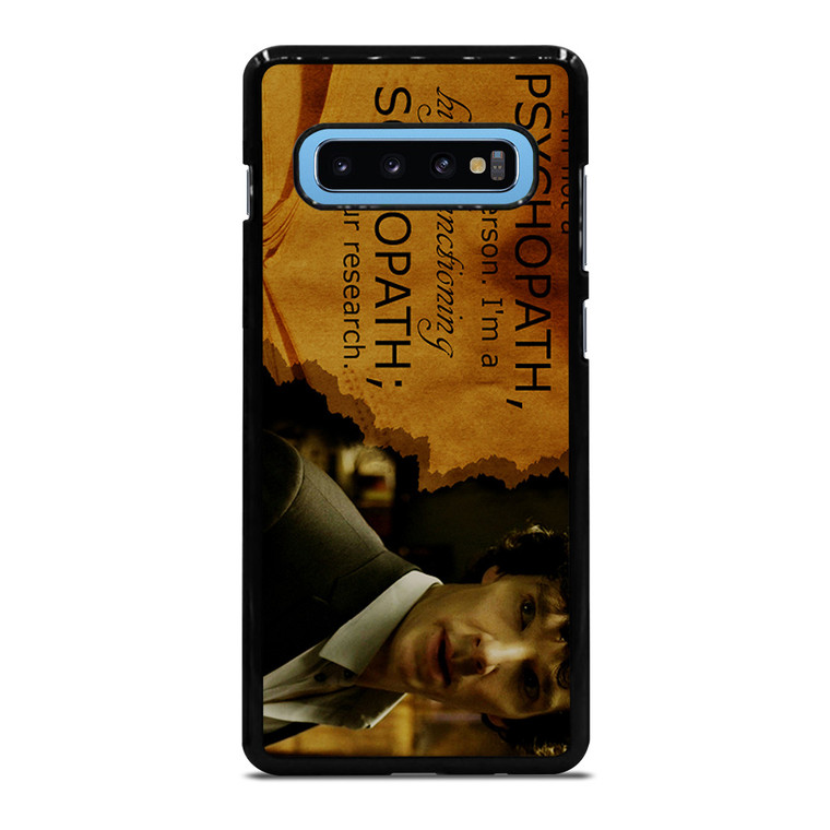 SHERLOCK HOLMES PSYCHOPATH Samsung Galaxy S10 Plus Case