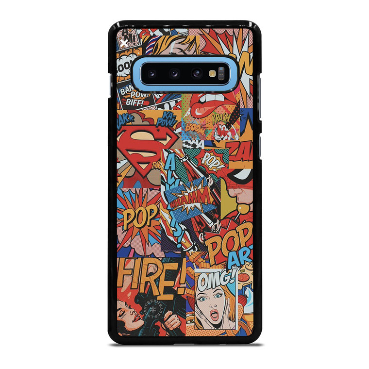 SUPERMAN POP ART COMIC Samsung Galaxy S10 Plus Case