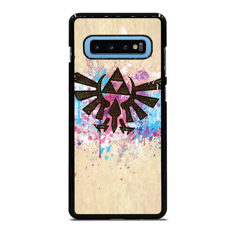 TRIFORCE SPLASH EMBLEM ART Samsung Galaxy S10 Plus Case