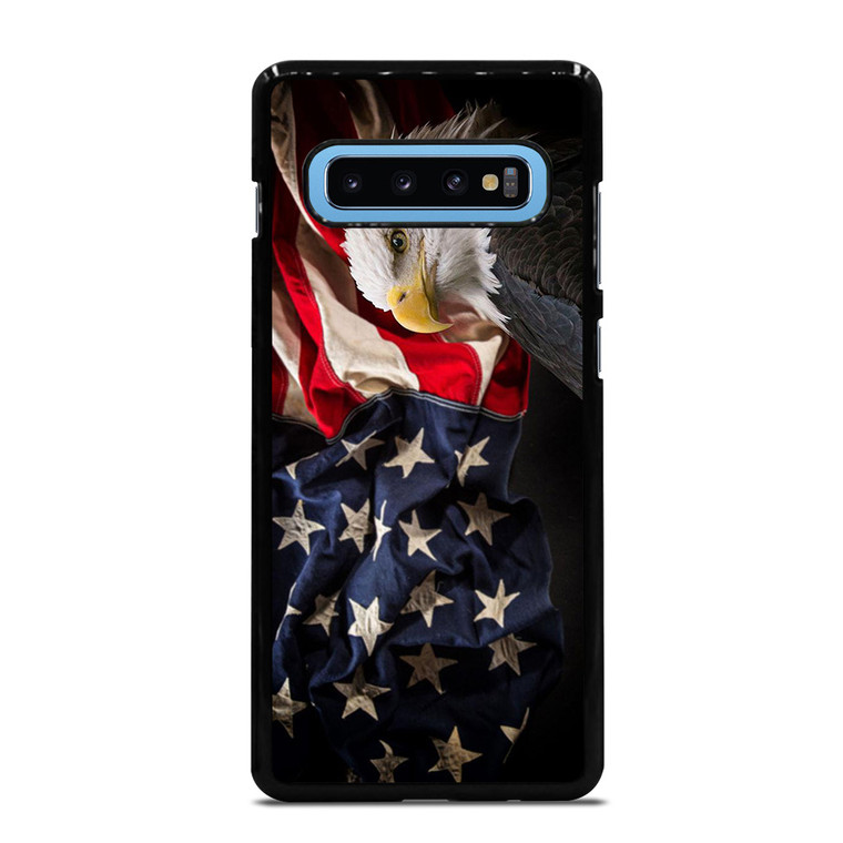 USA PATRIOTIC EAGLE FLAG 2 Samsung Galaxy S10 Plus Case