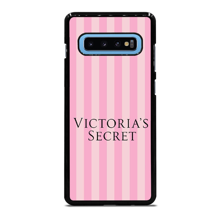 VICTORIA'S SECRET LOGO PINK STRIPE Samsung Galaxy S10 Plus Case