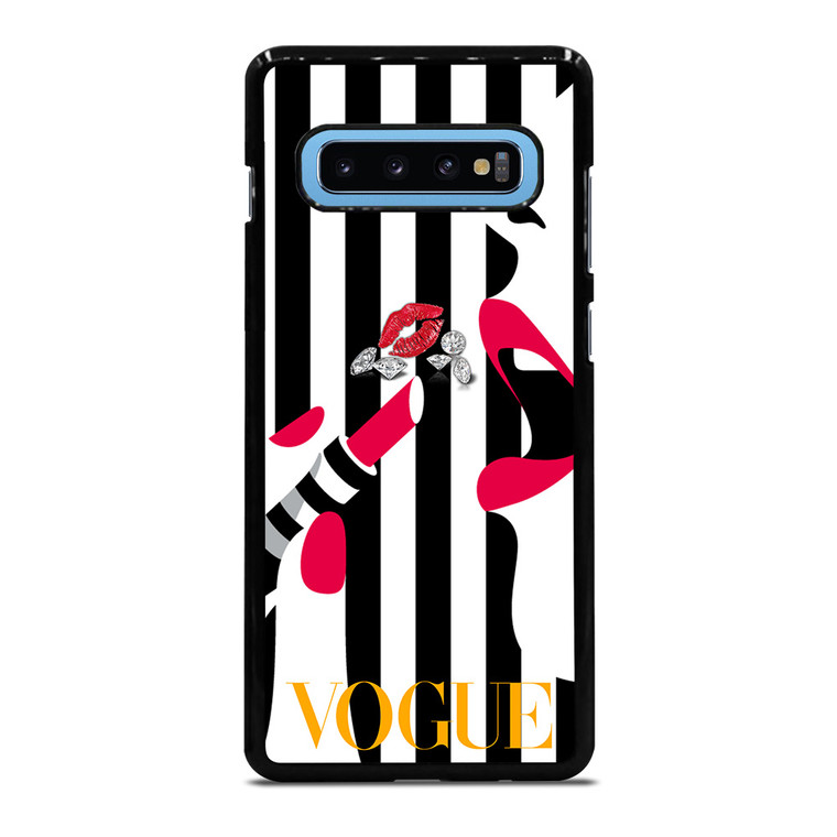 VOGUE LOGO LIPSTICK Samsung Galaxy S10 Plus Case