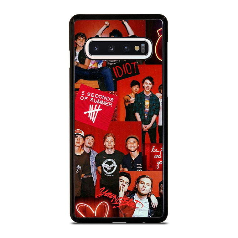 5 SECONDS OF SUMMER RED COLLAGE Samsung Galaxy S10 Case