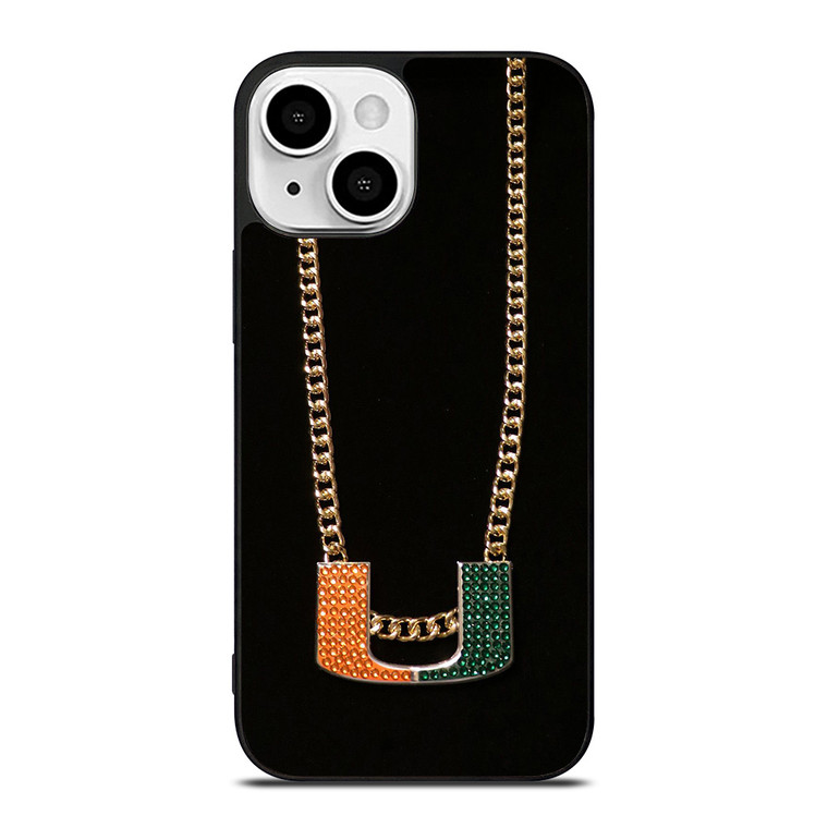 MIAMI HURRICANES TURNOVER CHAIN iPhone 13 Mini Case