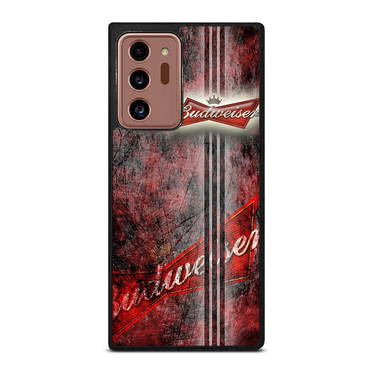 BUDWEISER BEER LOGO GRUNGE Samsung Galaxy Note 20 Ultra Case