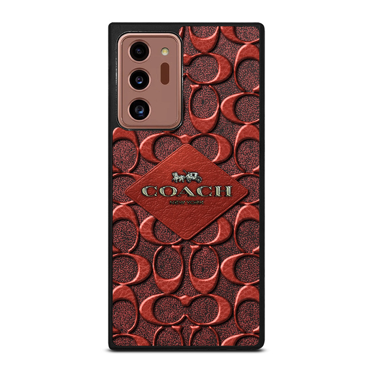 COACH NEW YORK BROWN Samsung Galaxy Note 20 Ultra Case