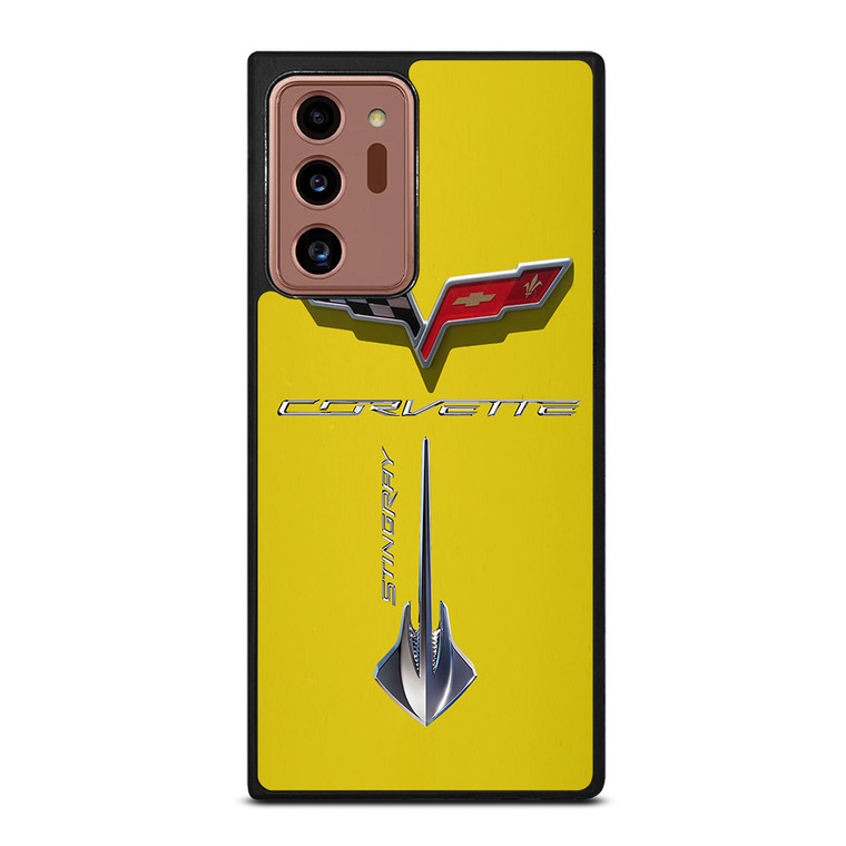 Corvette Stingray C7 Yellow Samsung Galaxy Note 20 Ultra Case