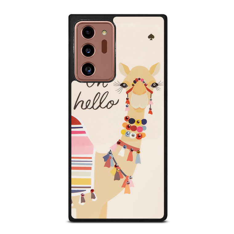 KATE SPADE CAMEL OH HELLO Samsung Galaxy Note 20 Ultra Case