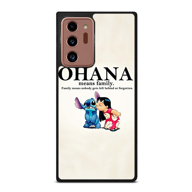 LILO AND STITCH OHANA FAMILY Disney Samsung Galaxy Note 20 Ultra Case