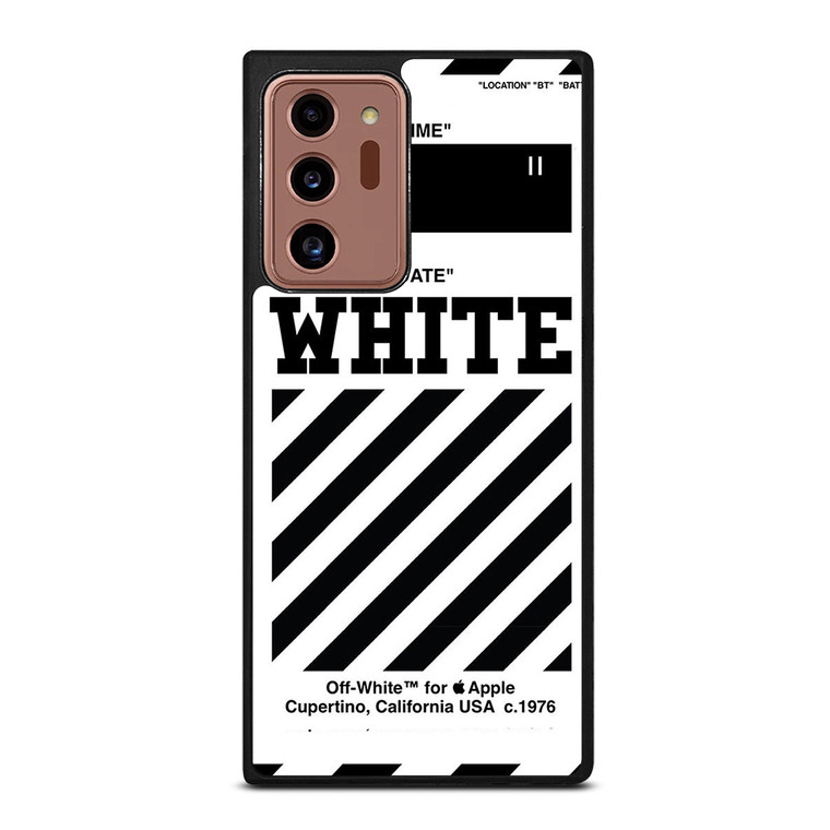 OFF WHITE DATE TIME Samsung Galaxy Note 20 Ultra Case