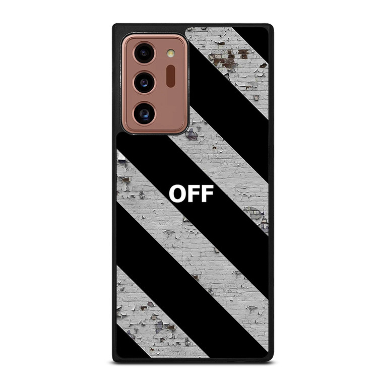 OFF WHITE LOGO STRIPE Samsung Galaxy Note 20 Ultra Case