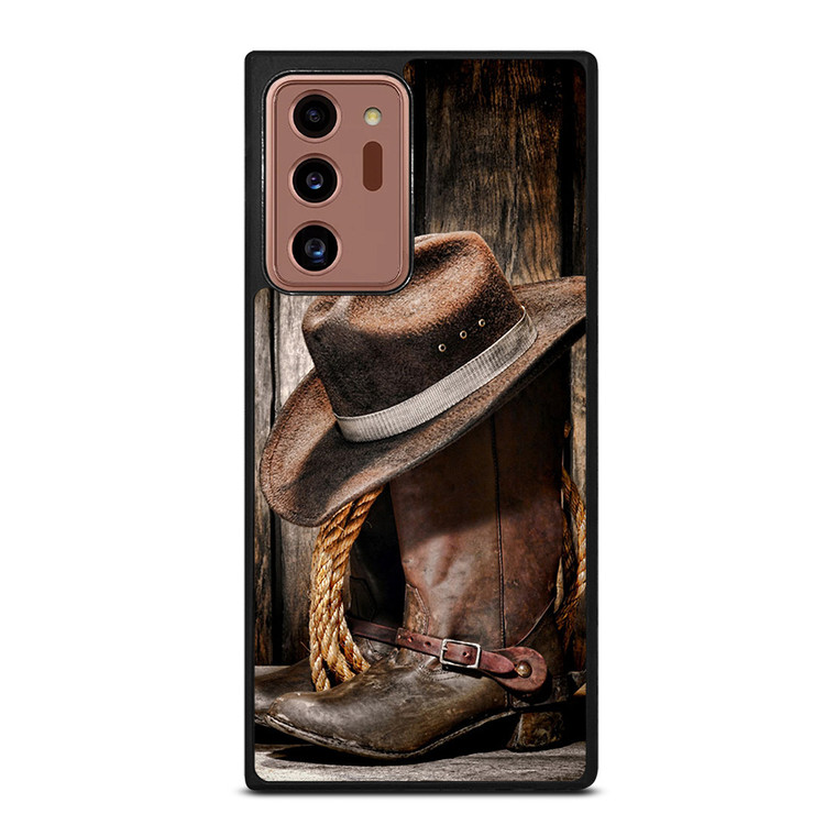 RODEO COWBOY LASSO BOOTS Samsung Galaxy Note 20 Ultra Case