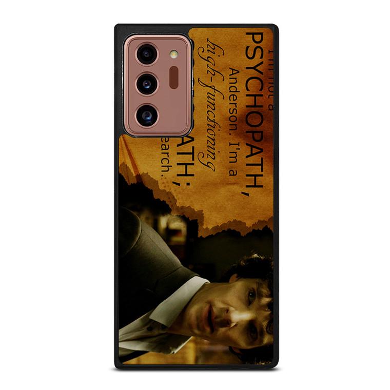 SHERLOCK HOLMES PSYCHOPATH Samsung Galaxy Note 20 Ultra Case