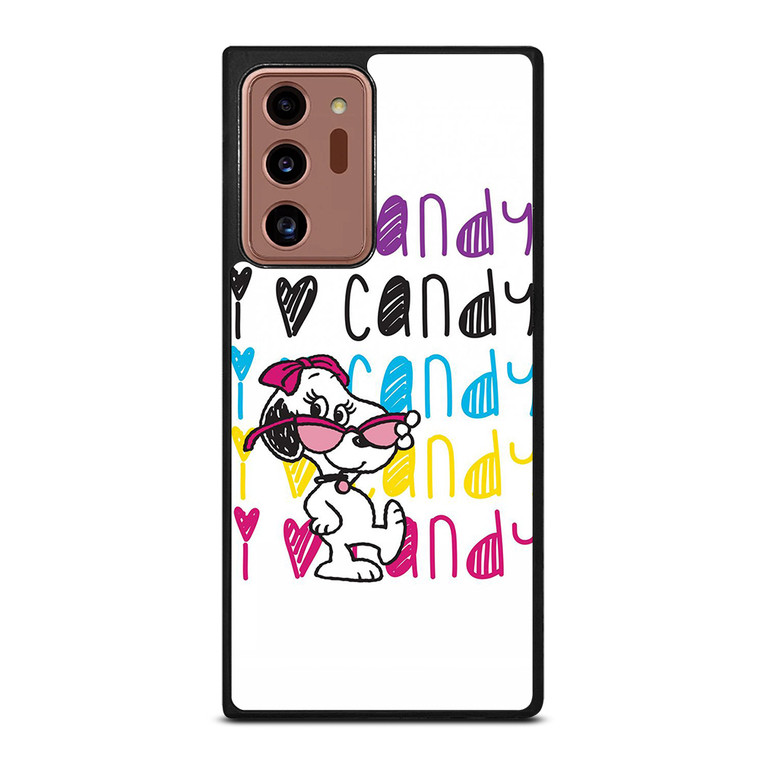 SNOOPY I LOVE CANDY Samsung Galaxy Note 20 Ultra Case