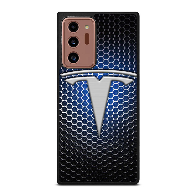 TESLA LOGO BLUE LIGHT Samsung Galaxy Note 20 Ultra Case