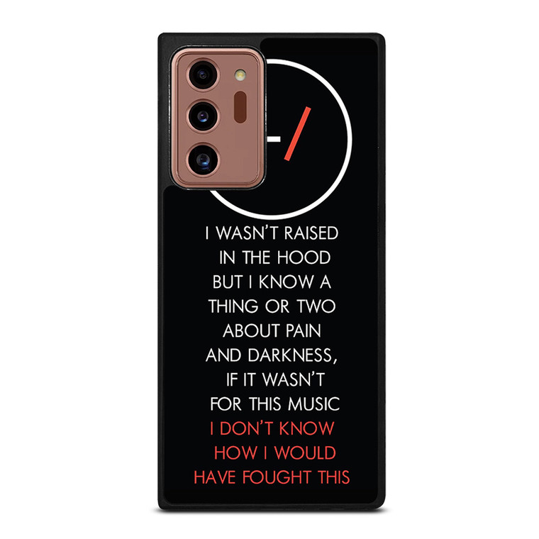 TWENTY ONE PILOTS LYRIC Samsung Galaxy Note 20 Ultra Case