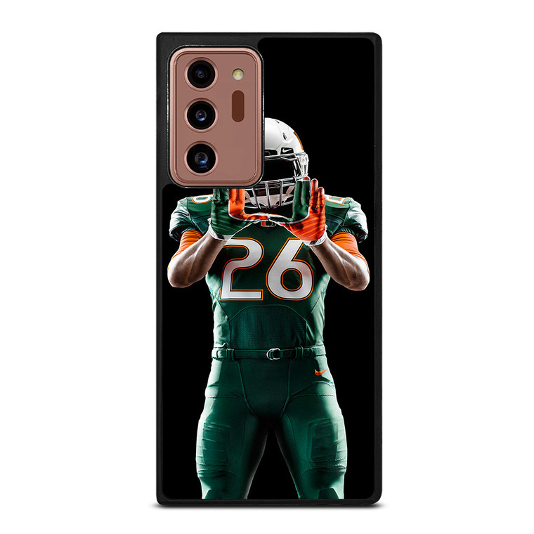 UM MIAMI HURRICANES FOOTBALL Samsung Galaxy Note 20 Ultra Case