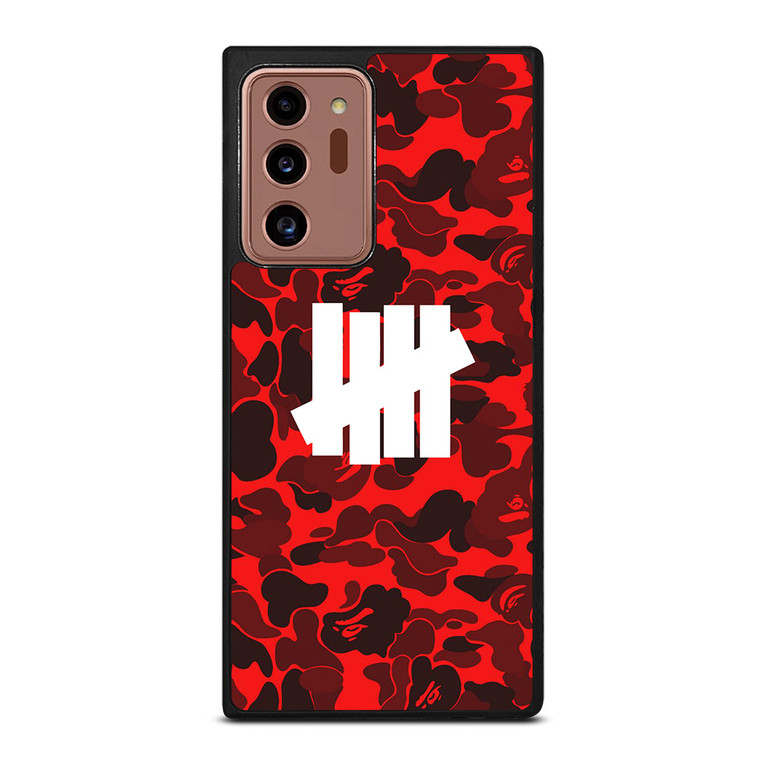 UNDEFEATED BAPE CAMO RED Samsung Galaxy Note 20 Ultra Case UNDEFEATED BAPE CAMO RED Samsung Galaxy Note 20 Ultra Case