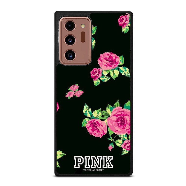 VICTORIA'S SECRET FLORAL PINK Samsung Galaxy Note 20 Ultra Case