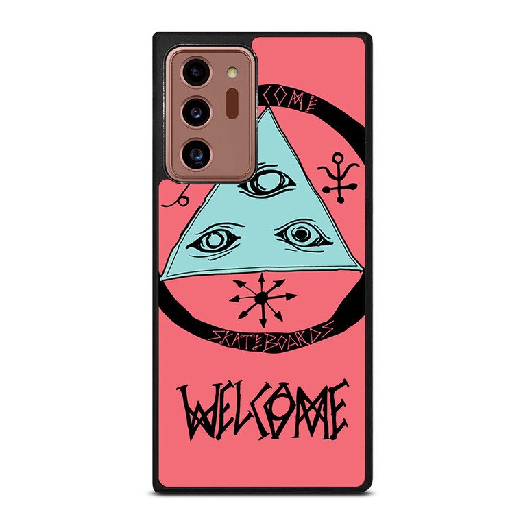 WELCOME SKATEBOARDS LOGO PINK Samsung Galaxy Note 20 Ultra Case