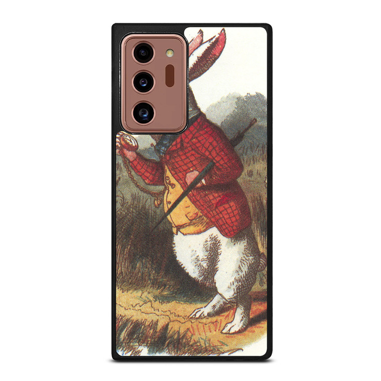 WHITE RABBIT ALICE IN WONDERLAND Disney Samsung Galaxy Note 20 Ultra Case