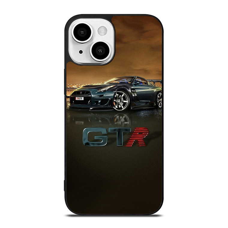 NISSAN GTR R35 SILVER GLOWING iPhone 13 Mini Case