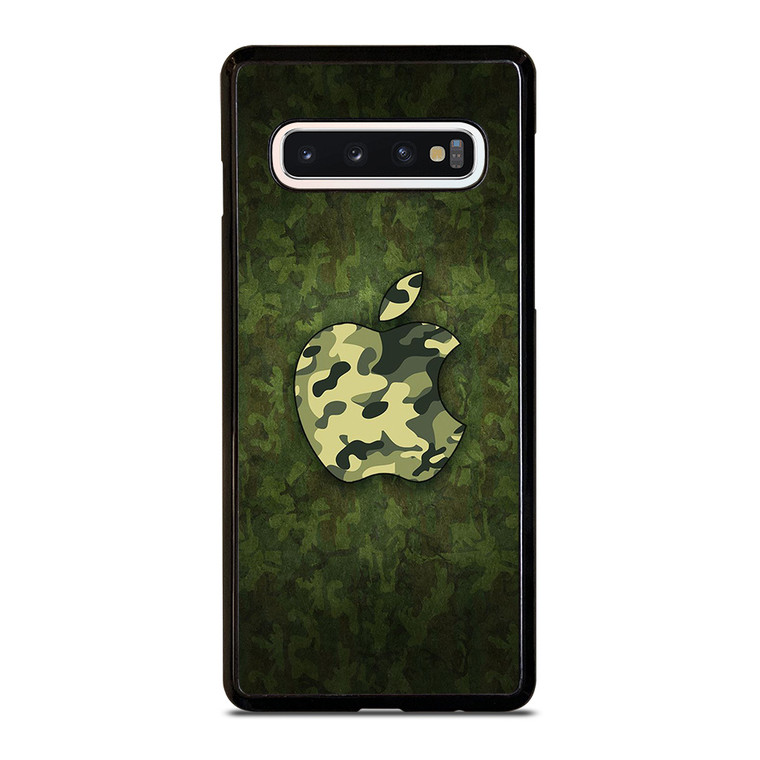 APPLE LOGO CAMO GREEN Samsung Galaxy S10 Case