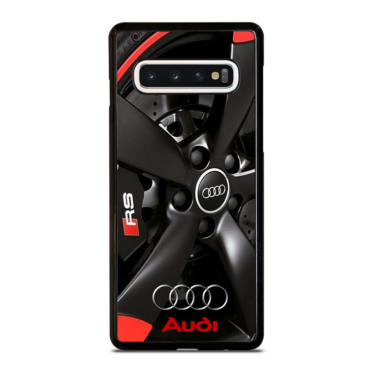 AUDI VELG LOGO BLACK Samsung Galaxy S10 Case