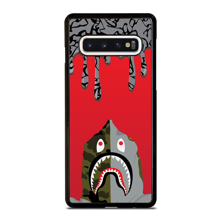 BAPE CAMO MELTED ARTWORK Samsung Galaxy S10 Case