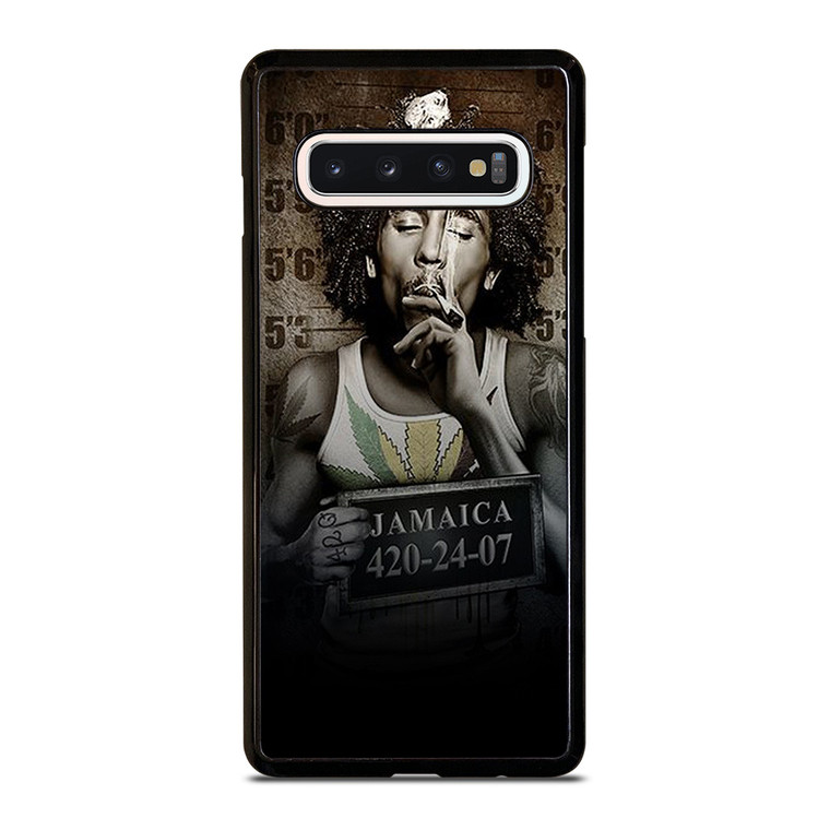 BOB MARLEY JAMAICAN MARIJUANA Samsung Galaxy S10 Case